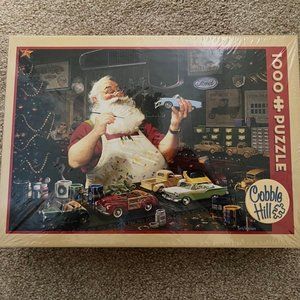 *NEW* Cobble Hill Puzzle Santa Painting Cars